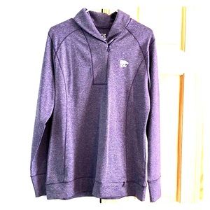 NWOT Cutter and Buck K State 1/4 zip Pullover